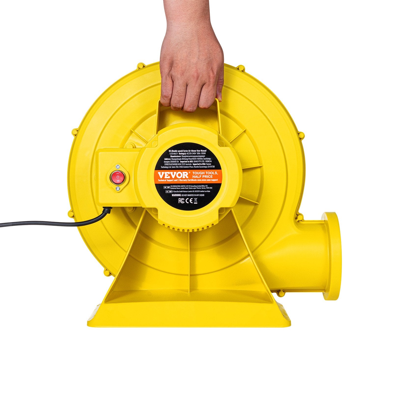 Inflatable Bounce House Blower 1.2&1.3HP 950W for Commercial Bounce House V952-QMFJ750W2D3MYVROFV3