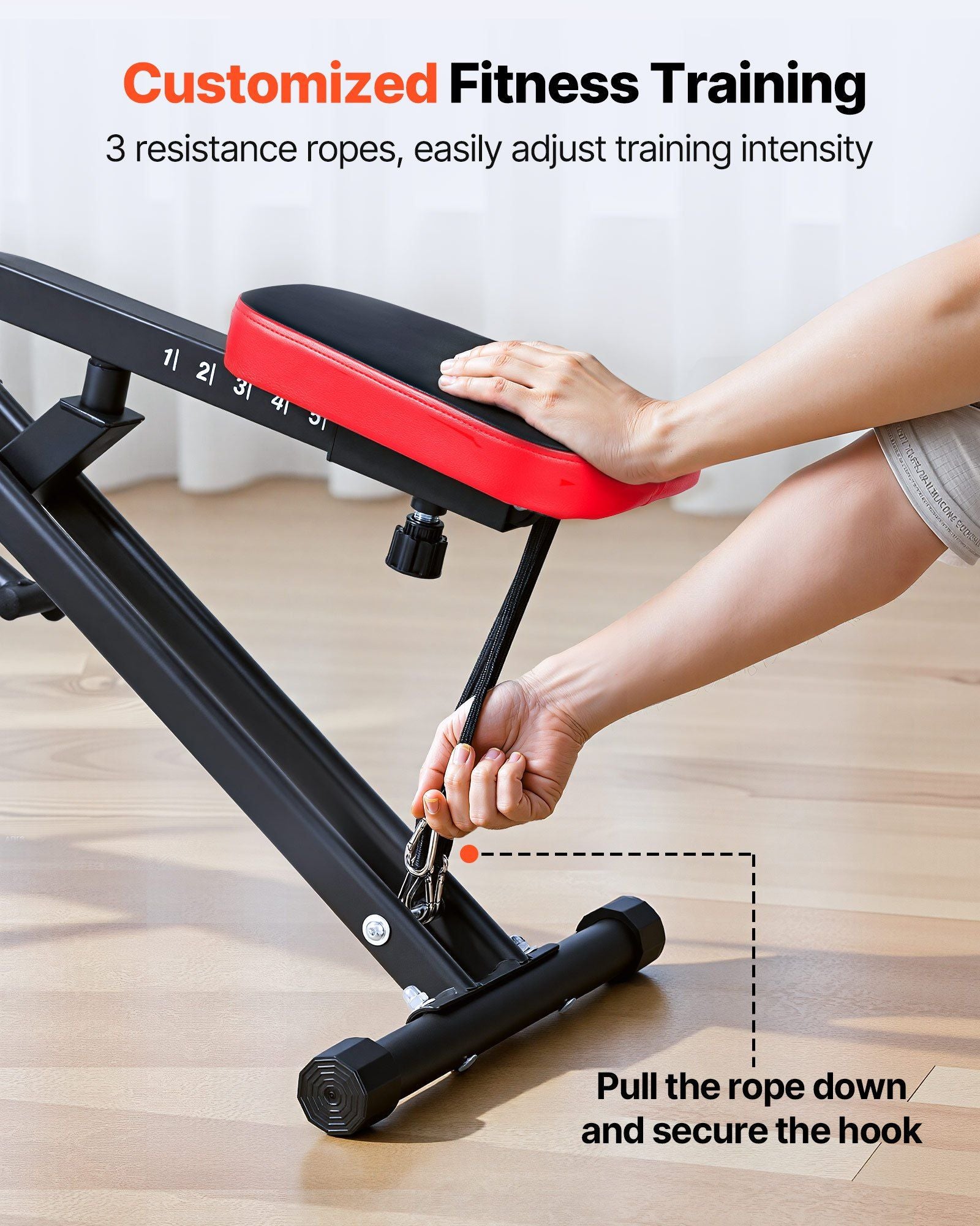 Squat Machine, Deep Squat Rowing Machine for Home, Easy Setup & Foldable Exercise Equipment, Glute Trainer V952-QMSDJZLS3SZXM6XU1001V0