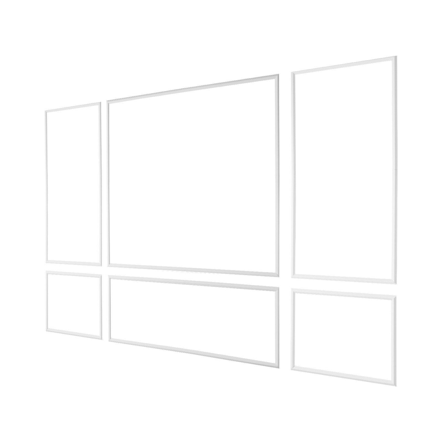 Wall Molding 3 Pack, Wainscoting Panels Kit, Lightweight Paintable Polystyrene, Easy to Install Accent Wall V952-QMSTJBYX2X1D4KCQL001V0
