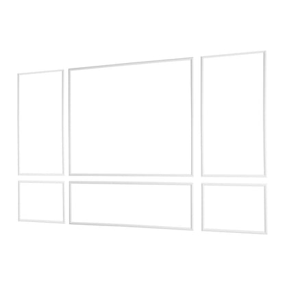 Wall Molding 3 Pack, Wainscoting Panels Kit, Lightweight Paintable Polystyrene, Easy to Install Accent Wall V952-QMSTJBYX2X1D4KCQL001V0