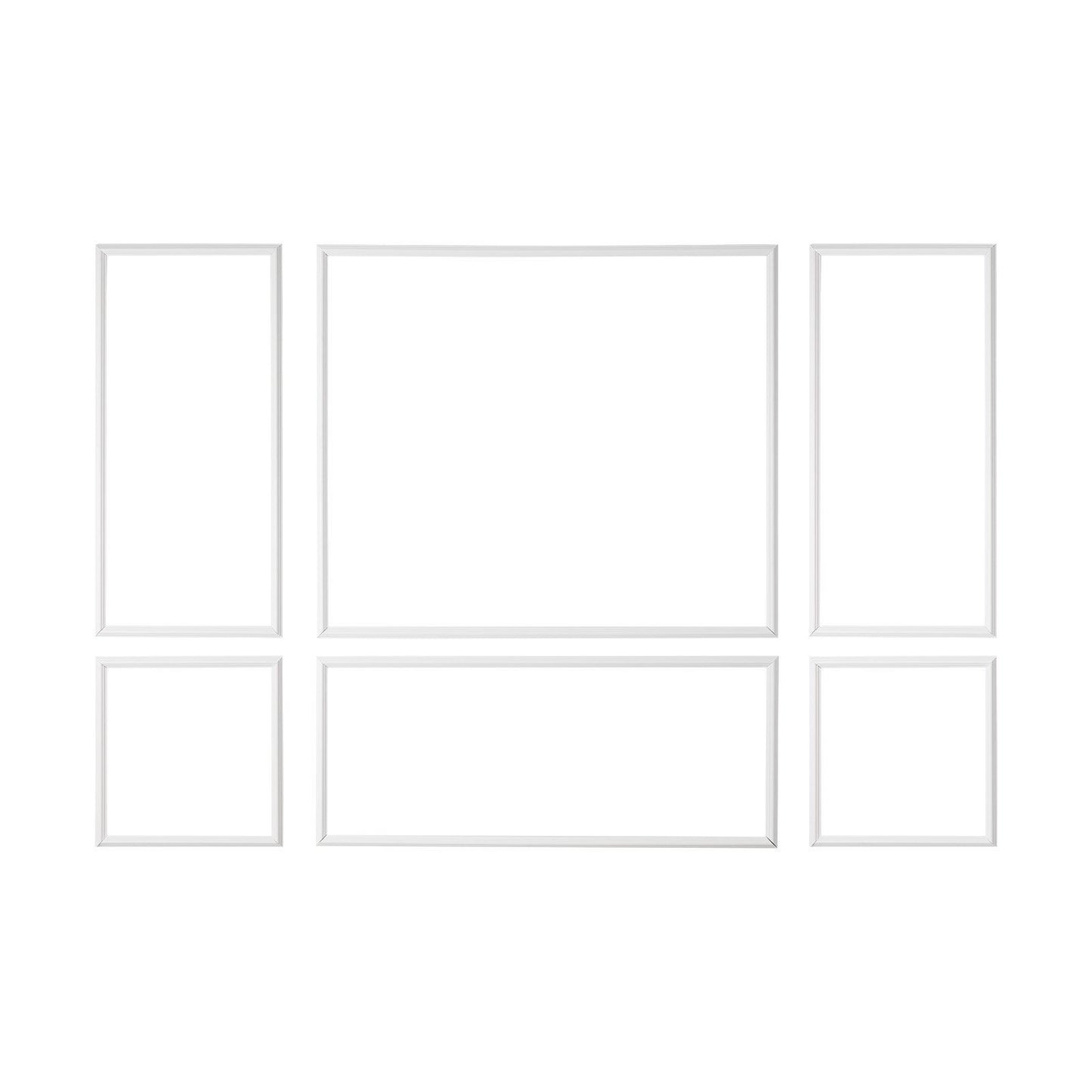 Wall Molding 3 Pack, Wainscoting Panels Kit, Lightweight Paintable Polystyrene, Easy to Install Accent Wall V952-QMSTJBYX2X1D7ZEYY001V0