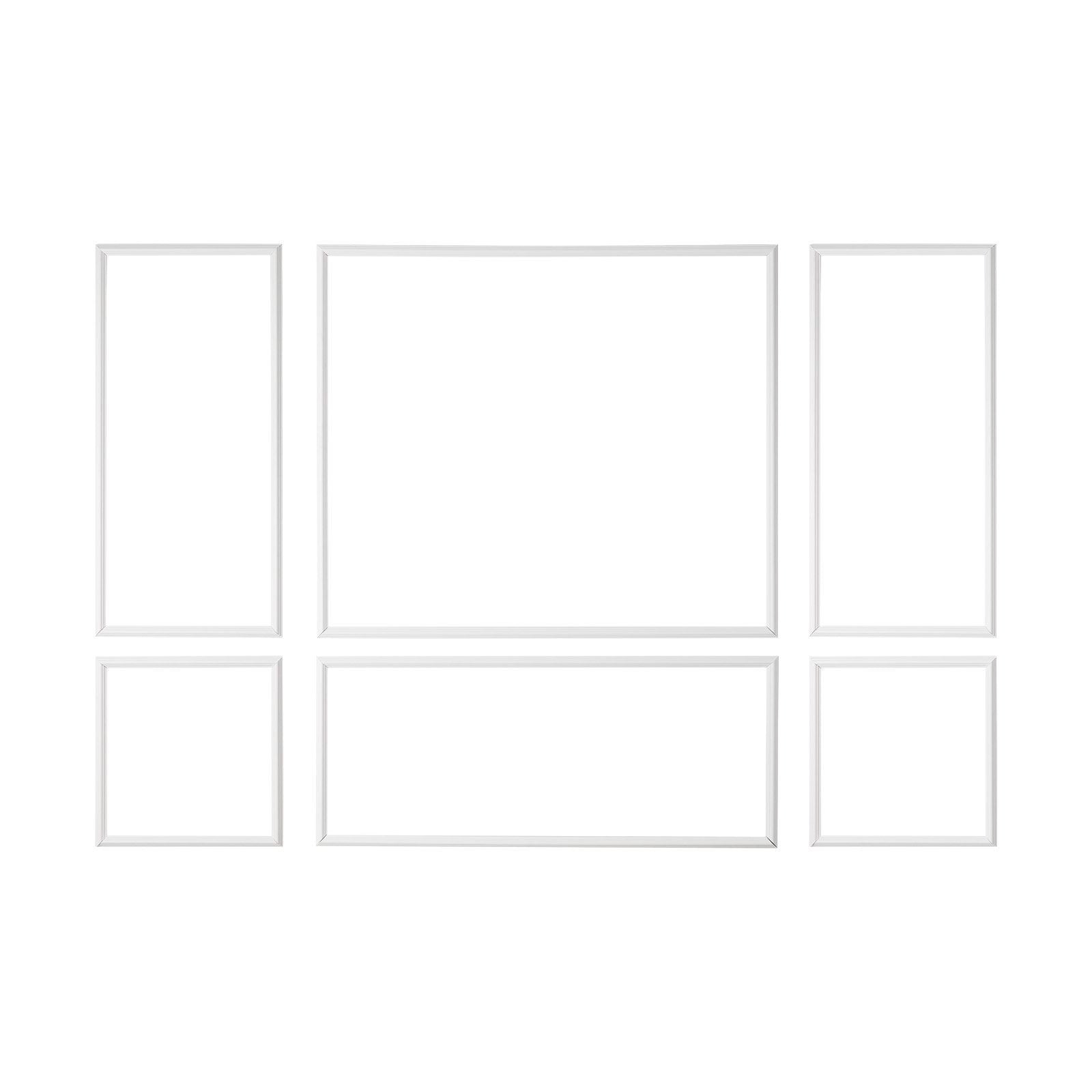 Wall Molding 3 Pack, Wainscoting Panels Kit, Lightweight Paintable Polystyrene, Easy to Install Accent Wall V952-QMSTJBYX2X1D7ZEYY001V0