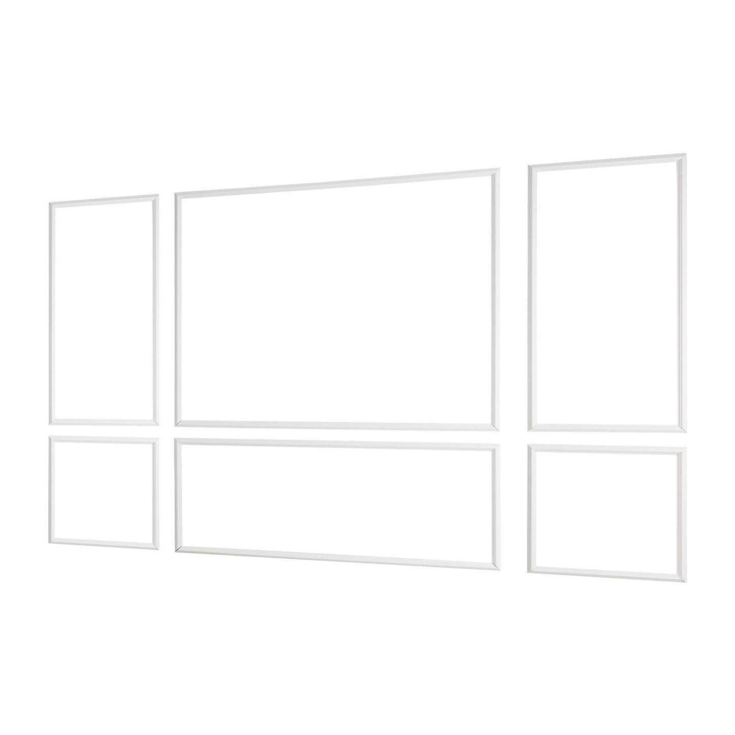Wall Molding 3 Pack, Wainscoting Panels Kit, Lightweight Paintable Polystyrene, Easy to Install Accent Wall V952-QMSTJBYX2X1D7ZEYY001V0