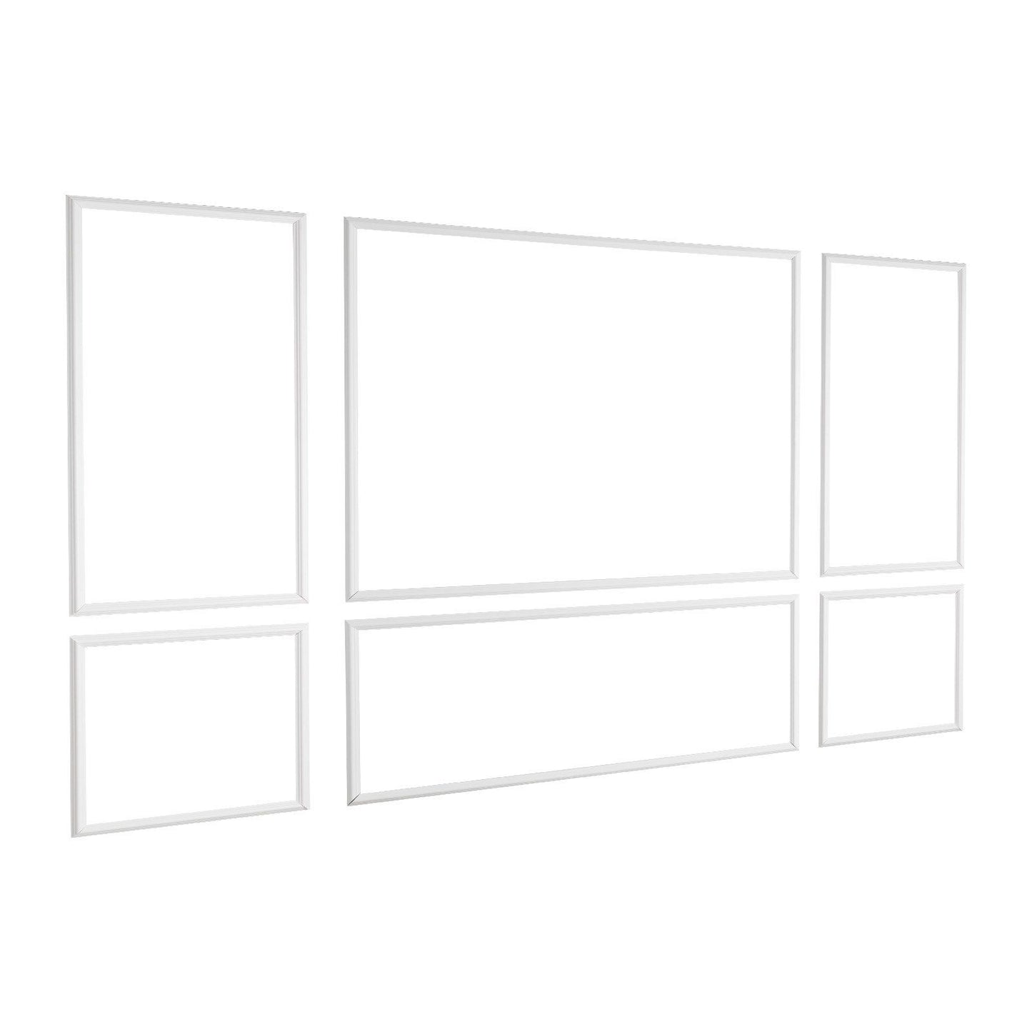 Wall Molding 3 Pack, Wainscoting Panels Kit, Lightweight Paintable Polystyrene, Easy to Install Accent Wall V952-QMSTJBYX2X1D7ZEYY001V0