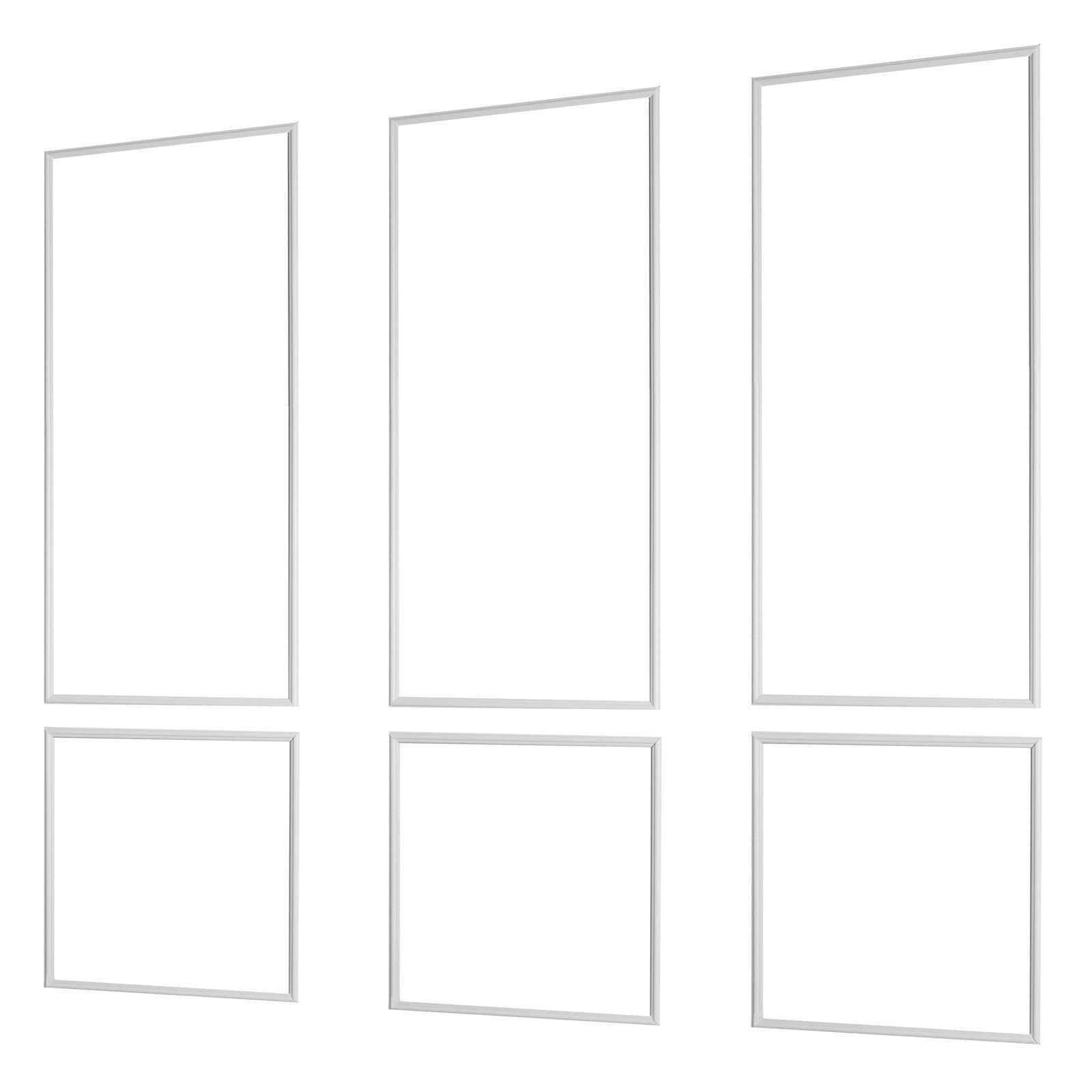 Wall Molding 3 Pack, Wainscoting Panels Kit, Lightweight Paintable Polystyrene, Easy to Install, Waterproof V952-QMSTJBYXTGGZEWL4Q001V0