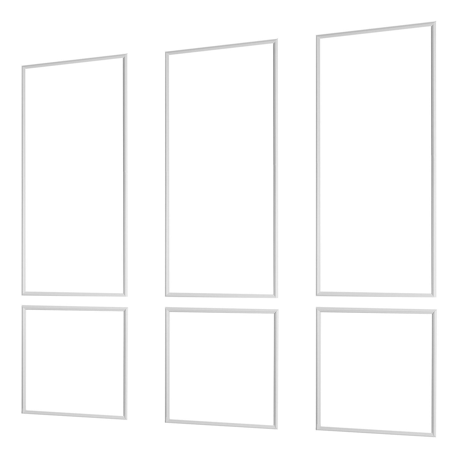 Wall Molding 3 Pack, Wainscoting Panels Kit, Lightweight Paintable Polystyrene, Easy to Install, Waterproof V952-QMSTJBYXTGGZEWL4Q001V0