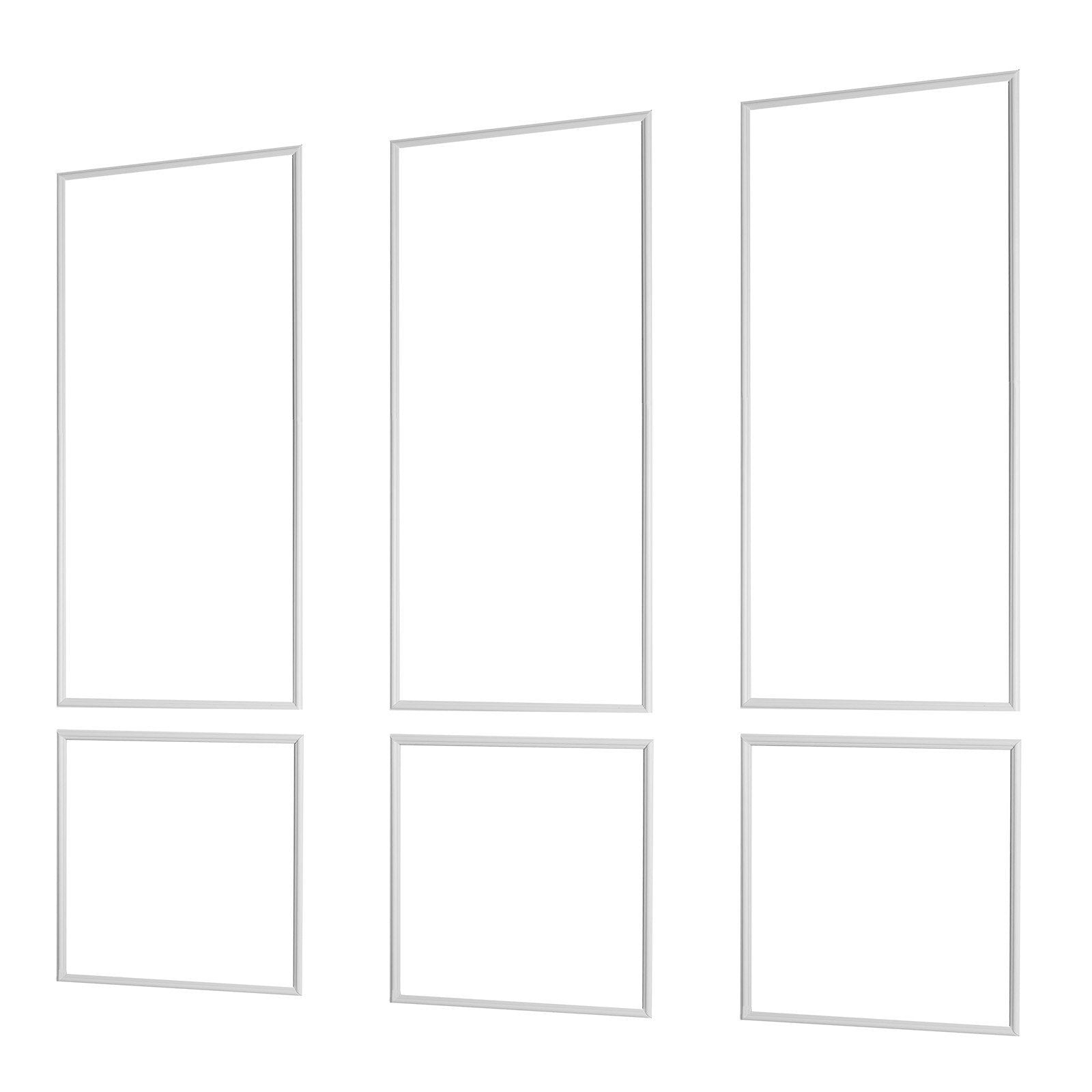 Wall Molding 3 Pack, Wainscoting Panels Kit, Lightweight Paintable Polystyrene, Easy to Install, Waterproof V952-QMSTJBYXTGGZEWL4Q001V0