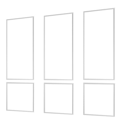 Wall Molding 3 Pack, Wainscoting Panels Kit, Lightweight Paintable Polystyrene, Easy to Install, Waterproof V952-QMSTJBYXTGGZEWL4Q001V0