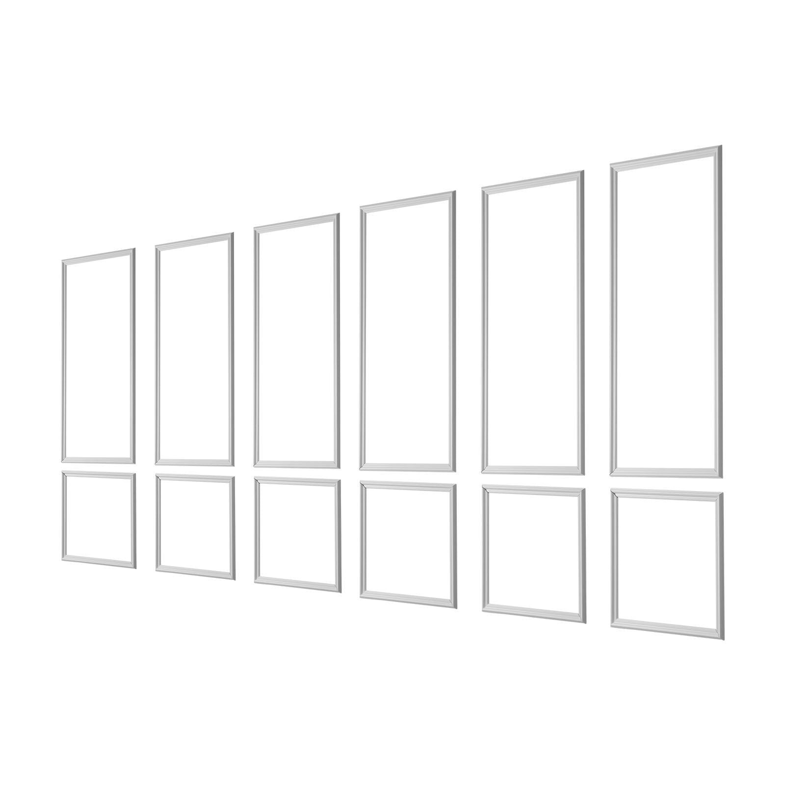 Wall Molding 6 Pack, Wainscoting Panels Kit, Lightweight Paintable Polystyrene, Easy to Install, Waterproof V952-QMSTJBYXTGGZR3GIF001V0