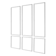 Wall Molding 3 Pack, Wainscoting Panels Kit, Lightweight Paintable Polystyrene, Easy to Install, Waterproof V952-QMSTJBYXTGGZTSDCK001V0