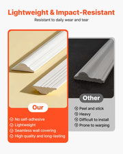 Wall Molding 3 Pack, Wainscoting Panels Kit, Lightweight Paintable Polystyrene, Easy to Install, Waterproof V952-QMSTJBYXTGGZTSDCK001V0