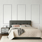 Wall Molding 3 Pack, Wainscoting Panels Kit, Lightweight Paintable Polystyrene, Easy to Install, Waterproof V952-QMSTJBYXTGGZTSDCK001V0