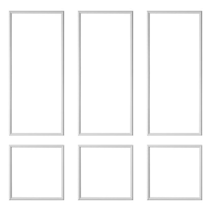 Wall Molding 3 Pack, Wainscoting Panels Kit, Lightweight Paintable Polystyrene, Easy to Install, Waterproof V952-QMSTJBYXTGGZTSDCK001V0