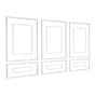 Wall Molding 3 Pack, Wainscoting Panels Kit with Dual-Line Wide & Narrow Profile, Lightweight Paintable V952-QMSTJBYXWS319E0MN001V0