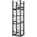 Refrigerant Tank Rack, with 3 x 30lbs and Other 3 Small Bottle Tanks, Cylinder Tank Rack 12.79x12.99x47.12 V952-QPCFJ305MM283UO4CV0