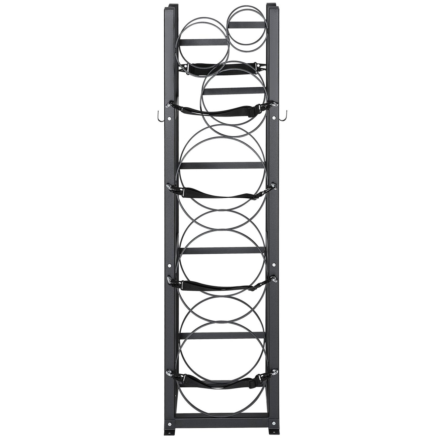 Refrigerant Tank Rack, with 3 x 30lbs and Other 3 Small Bottle Tanks, Cylinder Tank Rack 12.79x12.99x47.12 V952-QPCFJ305MM283UO4CV0