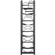 Refrigerant Tank Rack, with 3 x 30lbs and Other 3 Small Bottle Tanks, Cylinder Tank Rack 12.79x12.99x47.12 V952-QPCFJ305MM283UO4CV0