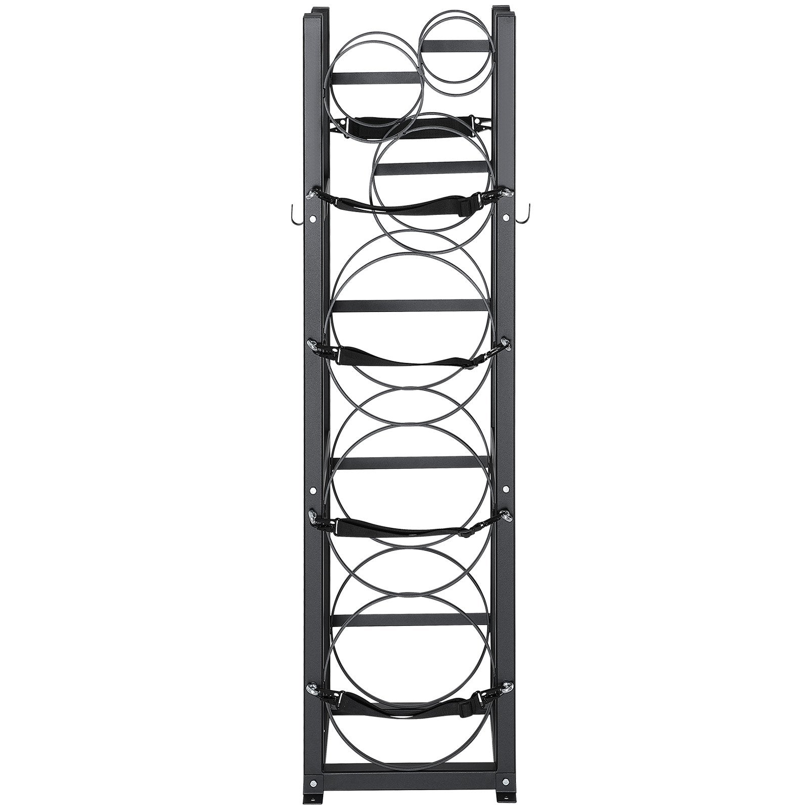 Refrigerant Tank Rack, with 3 x 30lbs and Other 3 Small Bottle Tanks, Cylinder Tank Rack 12.79x12.99x47.12 V952-QPCFJ305MM283UO4CV0
