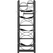 Refrigerant Tank Rack, with 2 x 30lbs and Other 3 Small Bottle Tanks, Cylinder Tank Rack 12.79x12.99x47.12 V952-QPCFJ305MM28FNID7V0