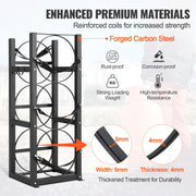Refrigerant Tank Rack, with 3 x 30lbs Bottle Tanks, Cylinder Tank Rack 12.79x12.99x33.07 in, Refrigerant V952-QPCFJ305MM28PV5A6V0