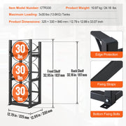 Refrigerant Tank Rack, with 3 x 30lbs Bottle Tanks, Cylinder Tank Rack 12.79x12.99x33.07 in, Refrigerant V952-QPCFJ305MM28PV5A6V0