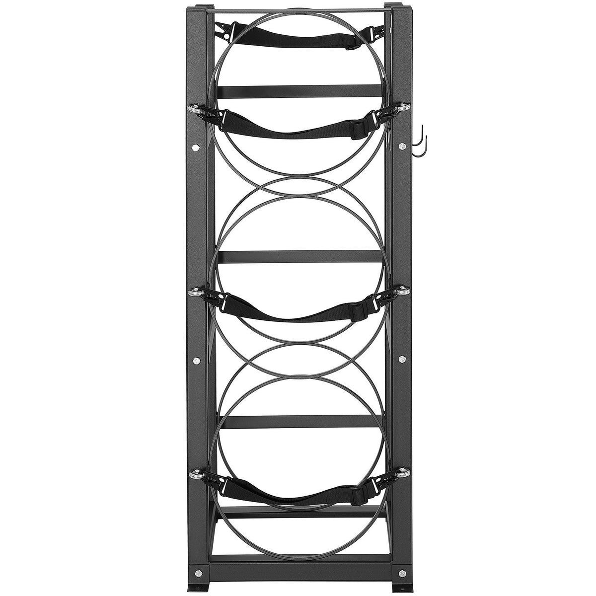 Refrigerant Tank Rack, with 3 x 30lbs Bottle Tanks, Cylinder Tank Rack 12.79x12.99x33.07 in, Refrigerant V952-QPCFJ305MM28PV5A6V0