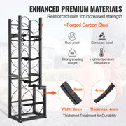 Refrigerant Tank Rack, with 1 x 50lb, 2 x 30lb and Other 3 Small Bottle Tanks, Cylinder Tank Rack V952-QPCFJ380MM30YZUVTV0