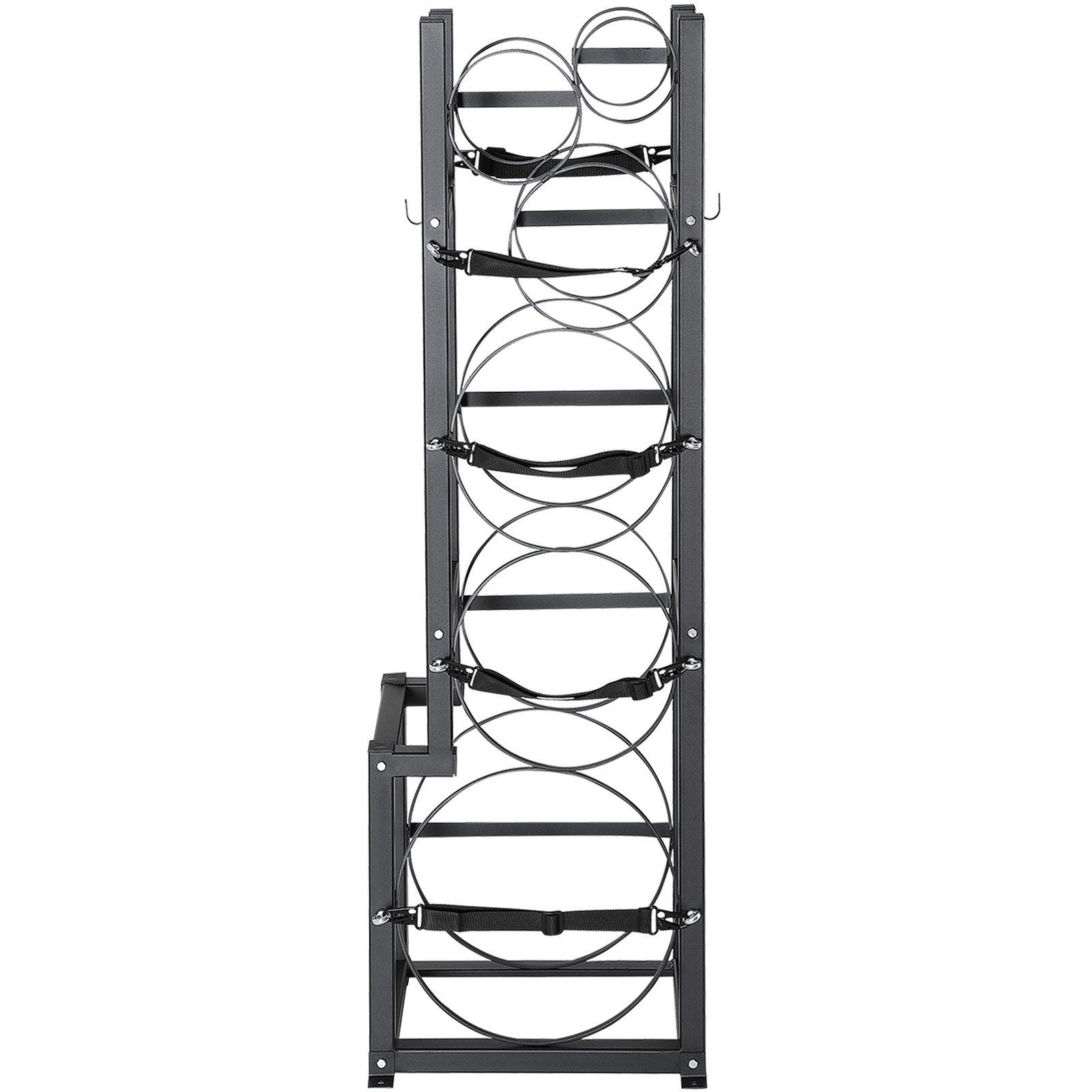 Refrigerant Tank Rack, with 1 x 50lb, 2 x 30lb and Other 3 Small Bottle Tanks, Cylinder Tank Rack V952-QPCFJ380MM30YZUVTV0