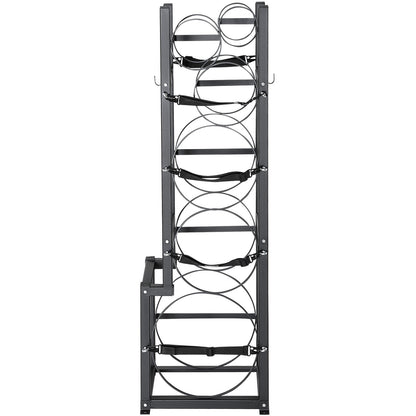 Refrigerant Tank Rack, with 1 x 50lb, 2 x 30lb and Other 3 Small Bottle Tanks, Cylinder Tank Rack V952-QPCFJ380MM30YZUVTV0
