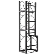 Refrigerant Tank Rack Cylinder Tank Rack w/ 1*50lb 2*30lb &3 Small Bottles V952-QPJ1X50BJ2X30B001V0