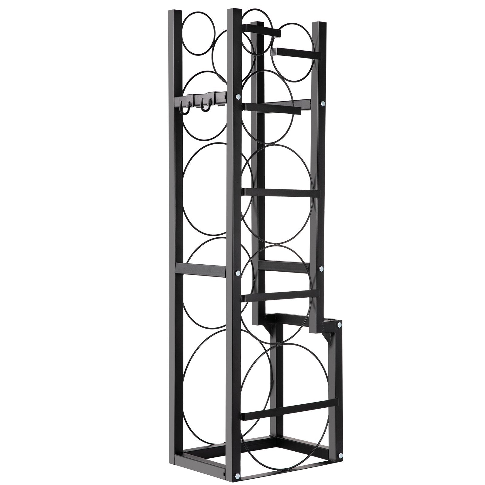 Refrigerant Tank Rack Cylinder Tank Rack w/ 1*50lb 2*30lb &3 Small Bottles V952-QPJ1X50BJ2X30B001V0