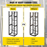 Refrigerant Tank Rack with 3x30lb and Other 3 Saving Space, Cylinder Tank Rack 46x13x4-inch, Refrigerant V952-QPJ3X30BJQT000001V0