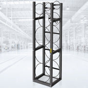 Refrigerant Tank Rack with 3x30lb and Other 3 Saving Space, Cylinder Tank Rack 46x13x4-inch, Refrigerant V952-QPJ3X30BJQT000001V0
