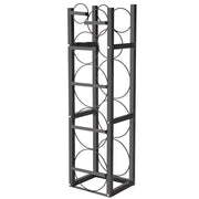 Refrigerant Tank Rack with 3x30lb and Other 3 Saving Space, Cylinder Tank Rack 46x13x4-inch, Refrigerant V952-QPJ3X30BJQT000001V0