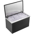 Drop in Ice Chest, 24"L x 20"W x 15"H Stainless Steel Ice Cooler, Commercial Ice Bin with Hinged Cover, 40 qt V952-QRSCBCFG20LXN50MQV0