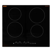Built-in Electric Cooktop Radiant Ceramic Cooktop 4 Burners 23.2x20.5 inch V952-QRSDTL7200WHA4IGNV3