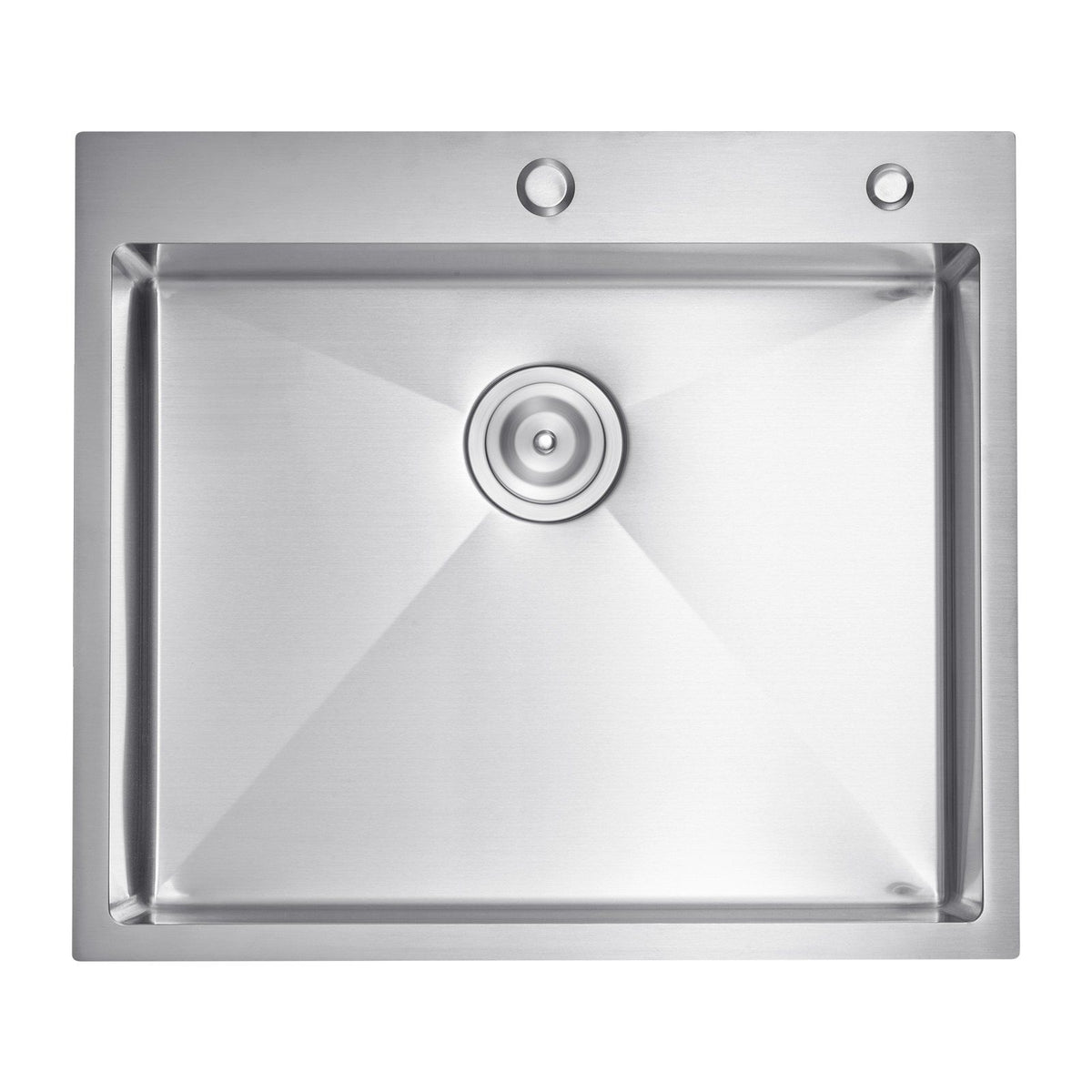 25 inch Kitchen Sink Workstation, 304 Stainless Steel Top Mount Sinks, Drop-In Single Bowl Farmhouse Basin V952-QRSSCTSPDC255JJGGV0