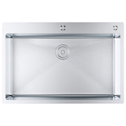 Kitchen Sink, 304 Stainless Steel Drop-In Sinks, Top Mount Single Bowl Basin with Accessories(Pack of 3), V952-QRSSCTSPDCY335P1LV0