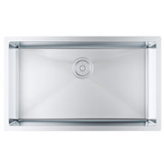 Kitchen Sink, 304 Stainless Steel Drop-In Sinks, Undermount Single Bowl Basin with Accessories(Pack of 3), V952-QRSSCTXPDCY30ZB7SV0