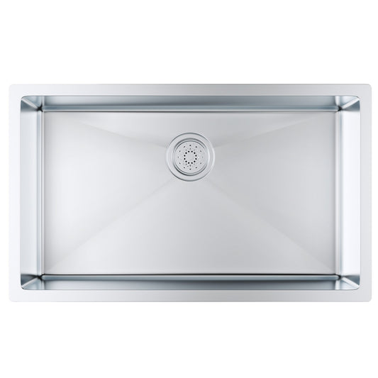 Kitchen Sink, 304 Stainless Steel Drop-In Sinks, Undermount Single Bowl Basin with Accessories(Pack of 3), V952-QRSSCTXPDCY30ZB7SV0