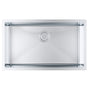 Kitchen Sink, 304 Stainless Steel Drop-In Sinks, Undermount Single Bowl Basin with Accessories(Pack of 3), V952-QRSSCTXPDCY30ZB7SV0