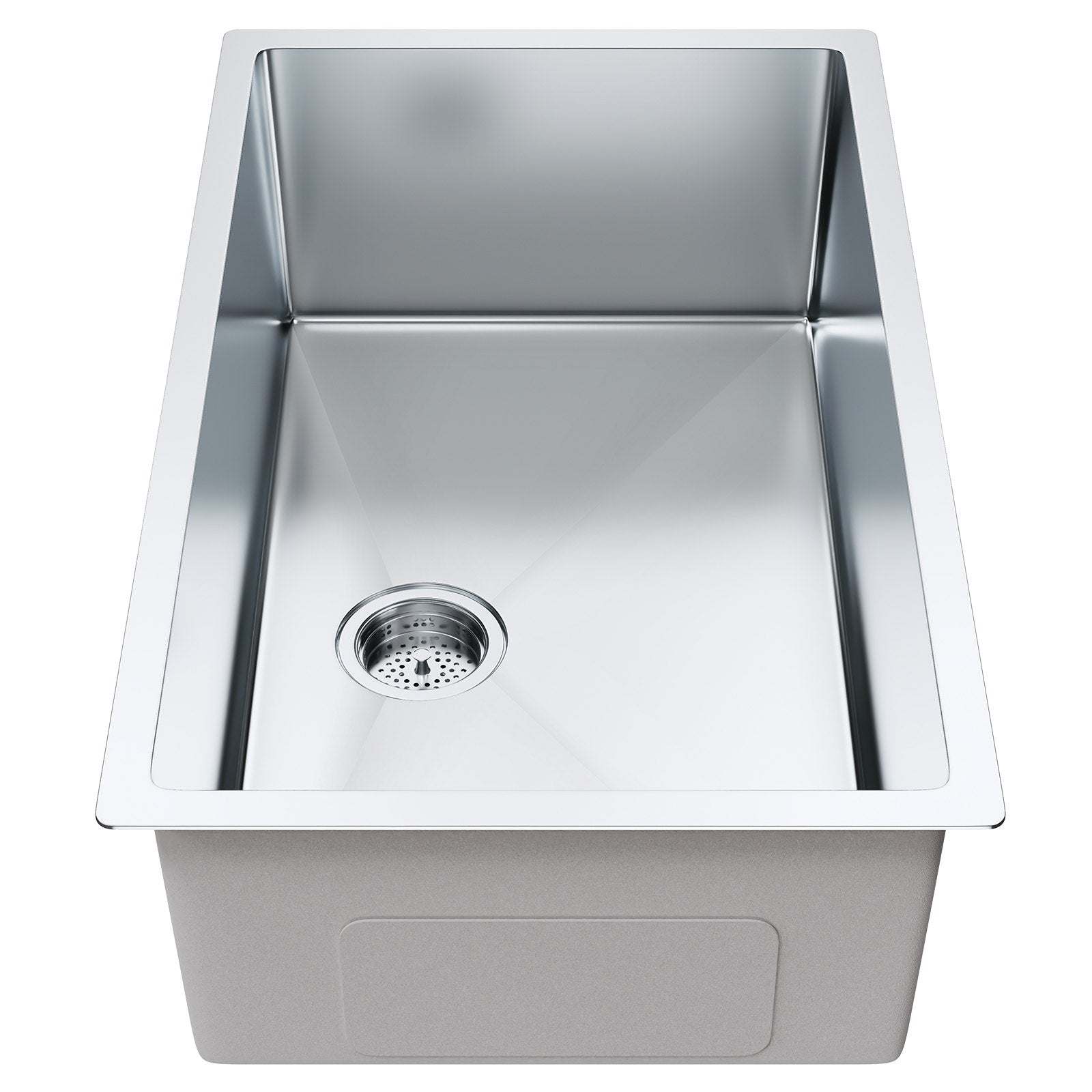 Kitchen Sink, 304 Stainless Steel Drop-In Sinks, Undermount Single Bowl Basin with Accessories(Pack of 3), V952-QRSSCTXPDCY30ZB7SV0