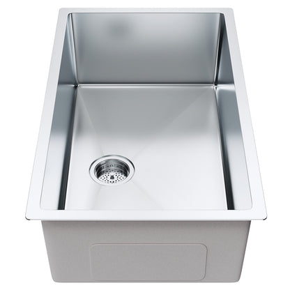 Kitchen Sink, 304 Stainless Steel Drop-In Sinks, Undermount Single Bowl Basin with Accessories(Pack of 3), V952-QRSSCTXPDCY30ZB7SV0