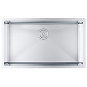 Kitchen Sink, 304 Stainless Steel Drop-In Sinks, Undermount Single Bowl Basin with Accessories(Pack of 3), V952-QRSSCTXPDCY32WYR7V0