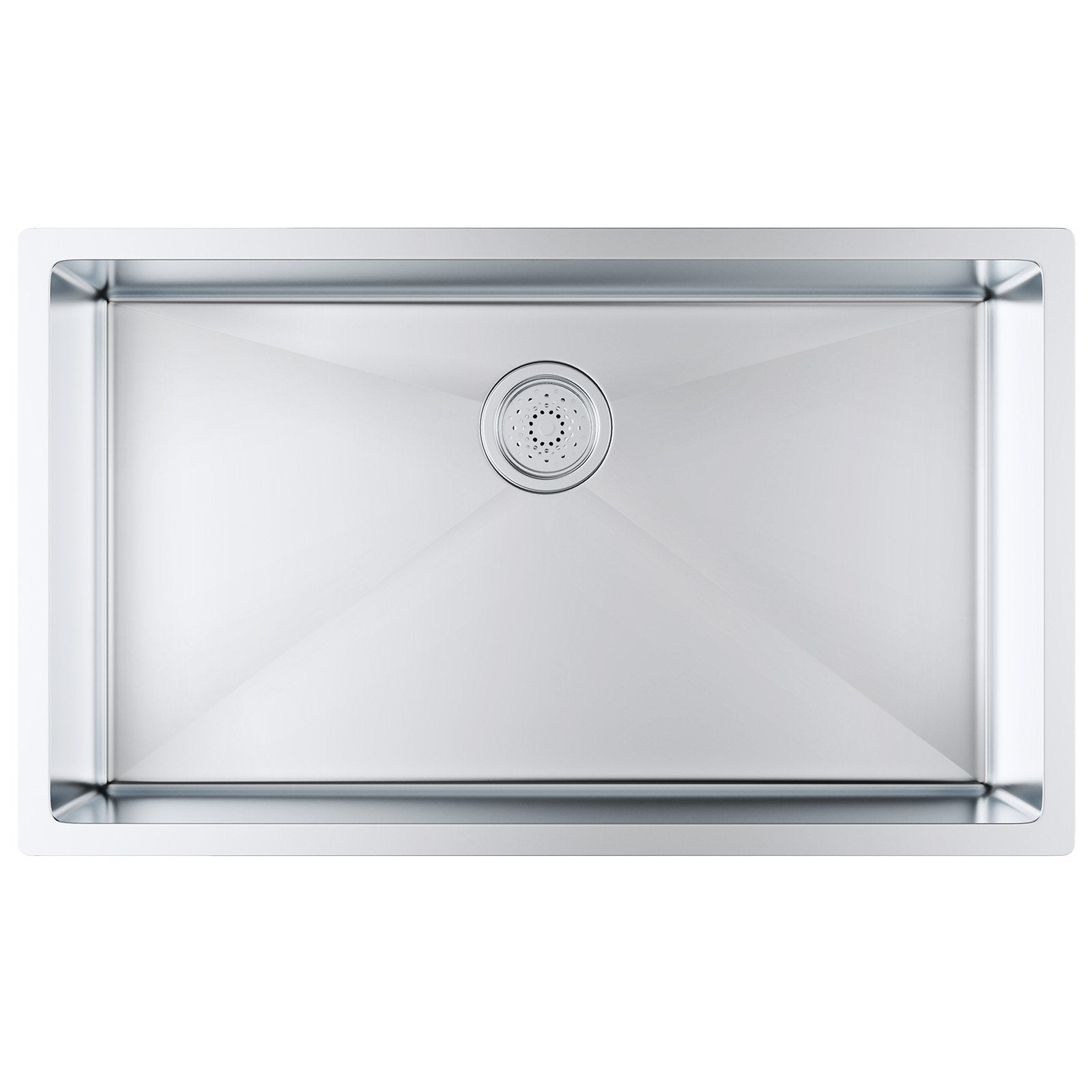 Kitchen Sink, 304 Stainless Steel Drop-In Sinks, Undermount Single Bowl Basin with Accessories(Pack of 3), V952-QRSSCTXPDCY32WYR7V0