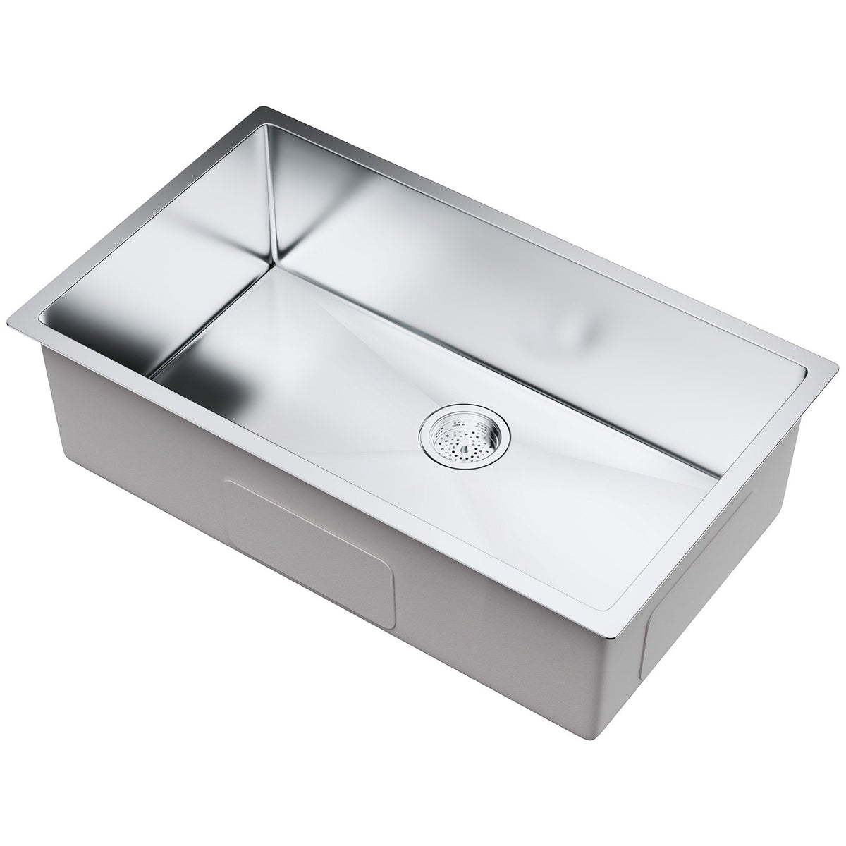 Kitchen Sink, 304 Stainless Steel Drop-In Sinks, Undermount Single Bowl Basin with Accessories(Pack of 3), V952-QRSSCTXPDCY32WYR7V0