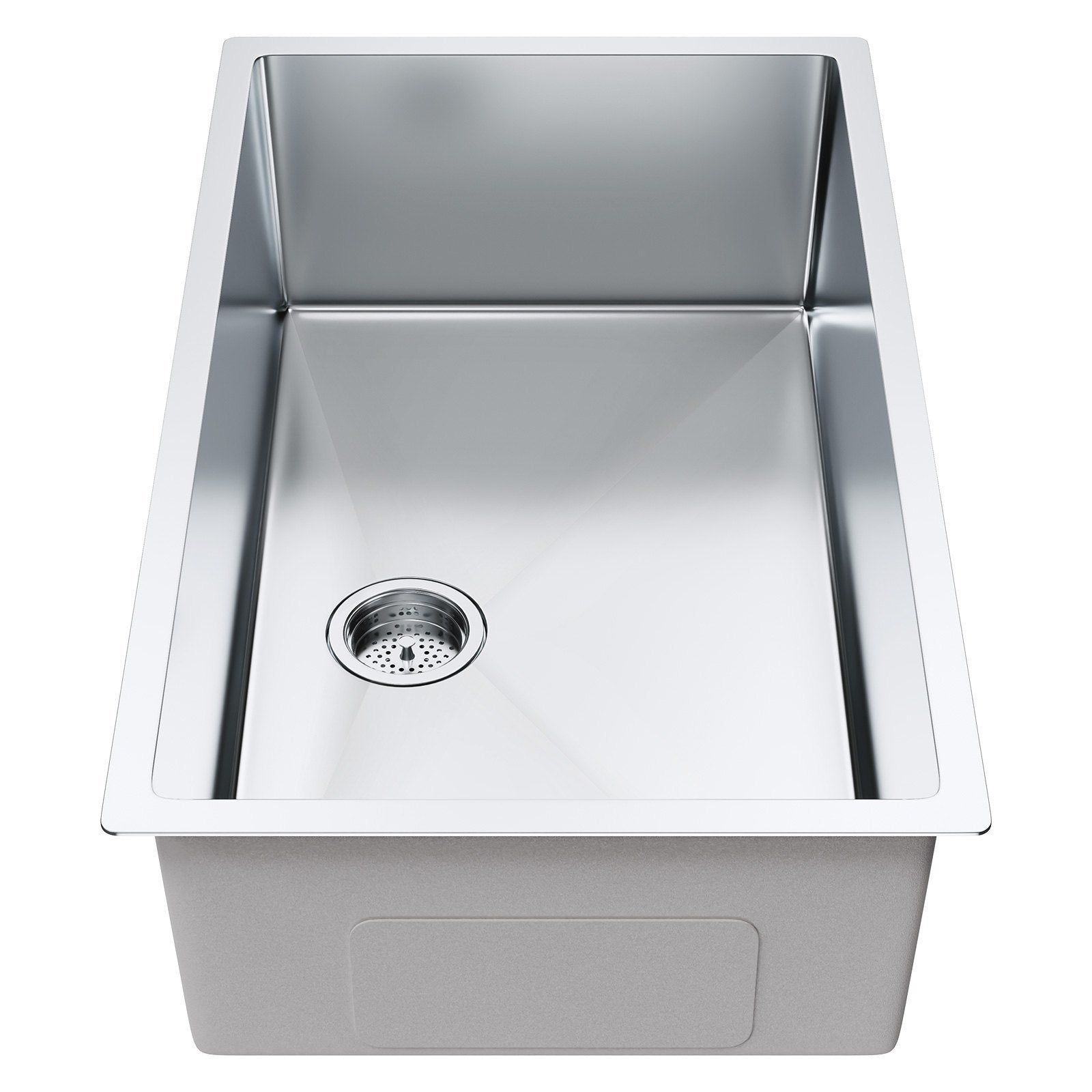 Kitchen Sink, 304 Stainless Steel Drop-In Sinks, Undermount Single Bowl Basin with Accessories(Pack of 3), V952-QRSSCTXPDCY32WYR7V0