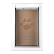 Pet Door, 31.2 x 43.5 cm Metal Frame with Lock and 3-Flap System, Weatherproof Doggy Door, Easy to Install in V952-QSCWMMMTZ3P0M9RKUV0