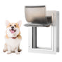 Pet Door, 23.6 x 33.5 cm Metal Frame with Lock and 3-Flap System, Weatherproof Doggy Door, Easy to Install in V952-QSCWMSMTZ3P0LV4GIV0