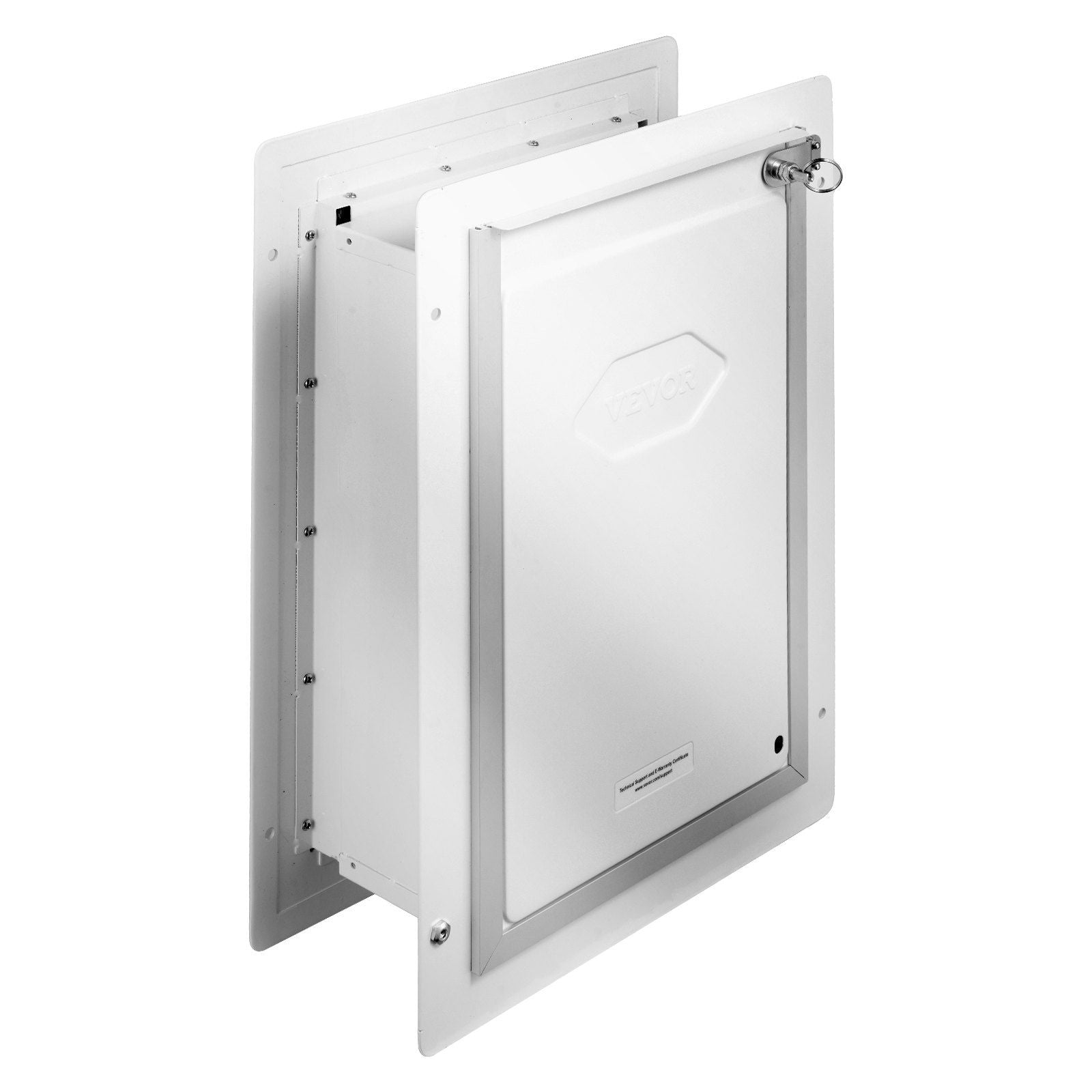 Pet Door, 23.6 x 33.5 cm Metal Frame with Lock and 3-Flap System, Weatherproof Doggy Door, Easy to Install in V952-QSCWMSMTZ3P0LV4GIV0